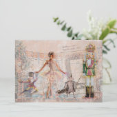 "De Notenkraker" Vintage Kerst Kaart (Staand voorkant)