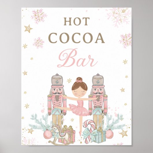 De Notenkraker Winter Onederland Hot Cocoa Bar Poster (Voorkant)