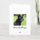 De notre ferme à votre, carte de voeux de Noël (Dos)