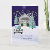 De Notre Maison À Votre Carte De Noël À La Maison (Devant)