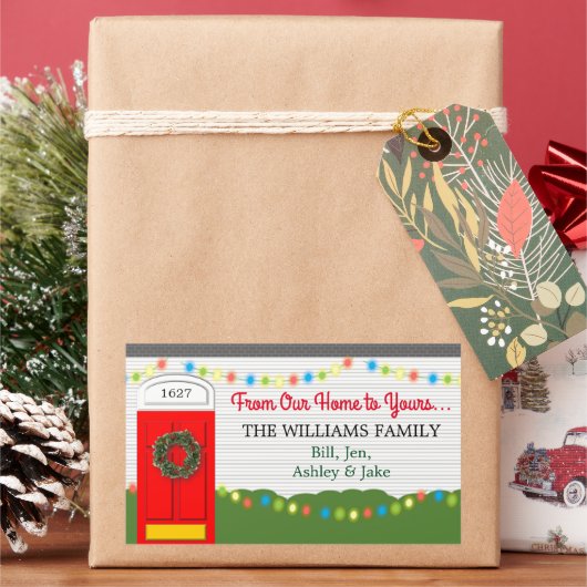 De Notre Maison À Votre Sticker Personnalisé (vacances)