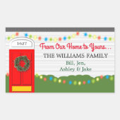 De Notre Maison À Votre Sticker Personnalisé (Devant)