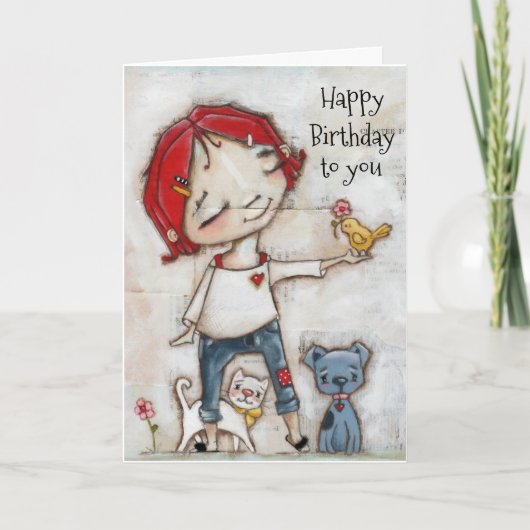 De nous tous - Carte d'anniversaire (Devant)