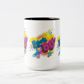 De nouveau à la rétro tasse des années 80 des (Centre)