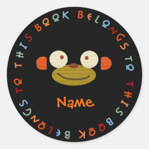 De nouveau aux autocollants de singe d'école !