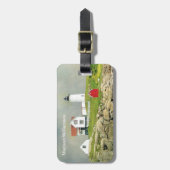 De nubble vuurtoren als bagage / bagagelabel (Voorkant verticaal)