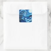 🌌 de nuit étoilée - Autocollant d'Imaginaire de d (Sac)