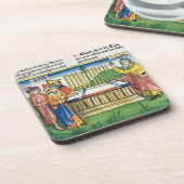 De nummers 17 1-11 Aaron's personeel bloomen op he Drankjes Onderzetter (Linkerzijde)