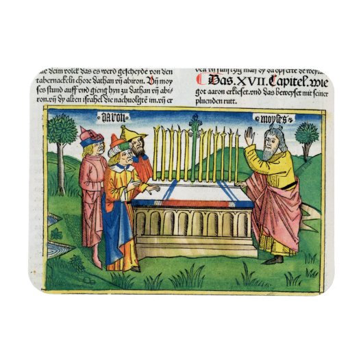 De nummers 17 1-11 Aaron's personeel bloomen op he Magneet (Horizontaal)