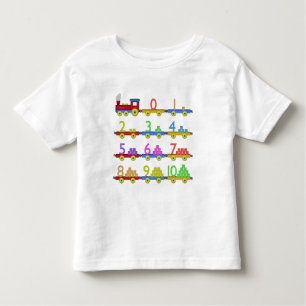 De nummertrein kinder shirts