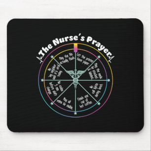 De Nurse's Prayer Nurse Week Kleding Rn LPN Medic Muismat