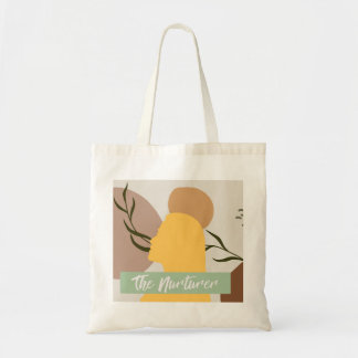 De Nurturer Tote Bag – Zachte Neutrale Canvas Tas
