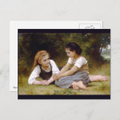 De Nut Gatherers van W.A. Bouguereau Briefkaart (Voorkant / Achterkant)