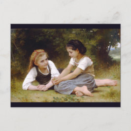 De Nut Gatherers van W.A. Bouguereau Briefkaart