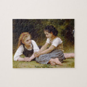 De Nut Gatherers van W.A. Bouguereau Legpuzzel