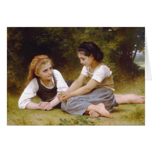 De Nut Gatherers van William Adolphe Bouguereau (Voorkant Horizontaal)