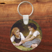 De Nut Gatherers van William Adolphe Bouguereau Sleutelhanger (Voorkant)