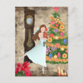De Nutcracker Claire en de Nutcracker Kerstmis Feestdagenkaart (Voorkant)