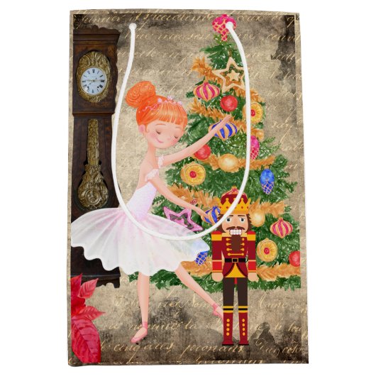 De Nutcracker Clara Act I kerstavond Medium Cadeauzakje (Voorkant)