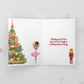De Nutcracker Clara Act I kerstve Ballet Feestdagen Kaart (Binnen)
