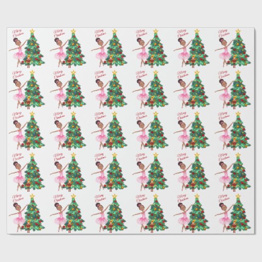 De Nutcracker Clara en de Nutcracker Kerstmis Cadeaupapier (Vlak)