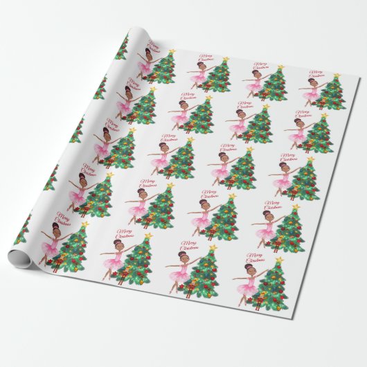 De Nutcracker Clara en de Nutcracker Kerstmis Cadeaupapier (Uitgerold)