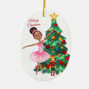 De Nutcracker Clara en de Nutcracker Kerstmis Keramisch Ornament
