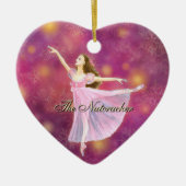 De Nutcracker Heart Ornament met Clara (Voorkant)