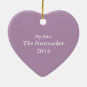 De Nutcracker Heart Ornament met Clara (Achterkant)
