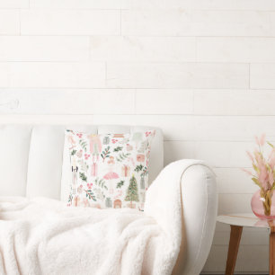 De Nutcracker Holiday Waterverf Kussen