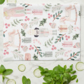 De Nutcracker Holiday Waterverf Theedoek (Gevouwen)