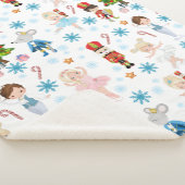 De Nutcracker Karakters Clara Winter Kerstmis Sherpa Deken (3/4)
