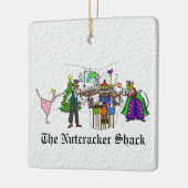 De Nutcracker Shack Ham Radio Kerstversiering Keramisch Ornament (Links)