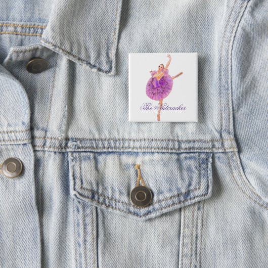 De Nutcracker Sugar Plum Fairy Button (In situ)