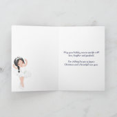 De Nutkraker Snow Queen Ballerina Kerstmis Feestdagen Kaart (Binnen)