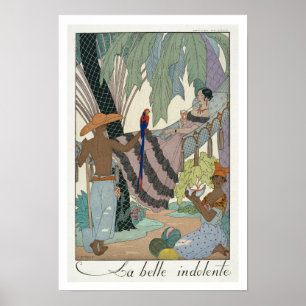 De nutteloze schoonheid (pochoir print) poster