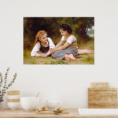 De Nutverzamelaars 1882 William Bouguereau Poster (Keuken)