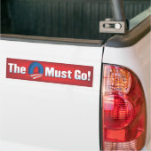 De O moet weg! Bumpersticker (Op Truck)