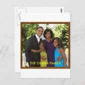 DE OBAMA-GEZIN BRIEFKAART (Voorkant / Achterkant)