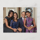De Obamas Briefkaart (Voorkant)