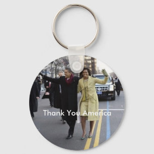 de obamas, dank je Amerika Sleutelhanger