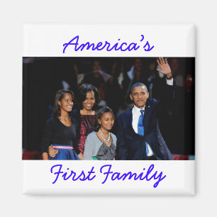 De Obamas: Magnet uit de eerste Amerikaanse famili Magneet