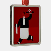 De ober 1998 metalen ornament (Rechts)