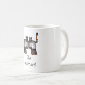 De observant koffiemok (Voorkant rechts)
