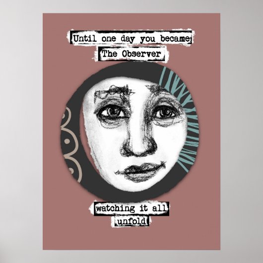 De Observer Poster Wall Art (Voorkant)