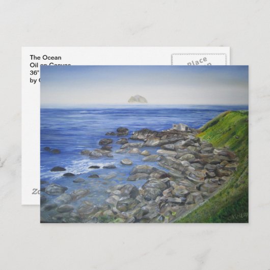 De oceaan briefkaart (Voorkant / Achterkant)