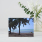 De oceaan in de ochtend briefkaart (Staand voorkant)