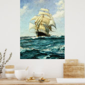 De oceaan oversteken poster (Keuken)