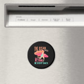 De oceaan roept Surfer op Magneet (Insitu (Vaatwasser))