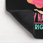 De oceaan roept Surfer op Muismat (Hoek)